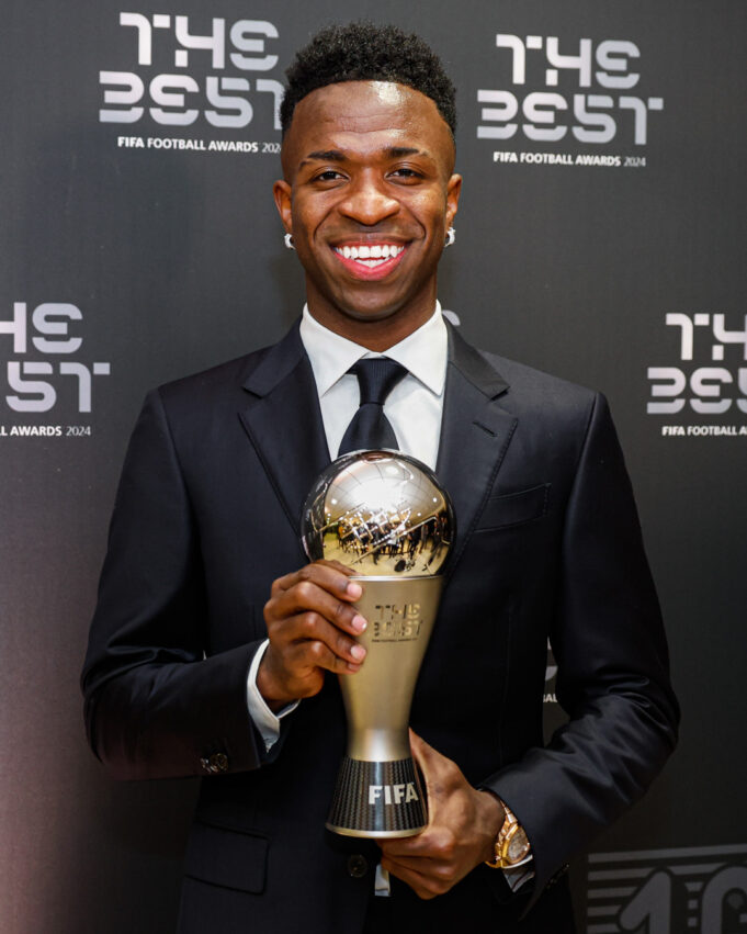Vinicius Jr fue elegido como el mejor jugador por The Best