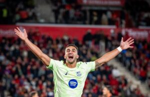 Líder de Liga de España Barcelona retomó el triunfo con goleada al Mallorca 5-1