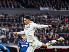 Real Madrid le ganó al Getafe 2-0 y se puso a un punto del líder Barcelona en Liga de España