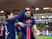 PSG goleó al Mónaco 4-2 y amplió su diferencia a 10 puntos en el liderato de la Liga de Francia