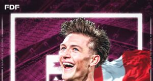 Oliver Sonne es nuevo jugador del Burnley de la Championship de Inglaterra