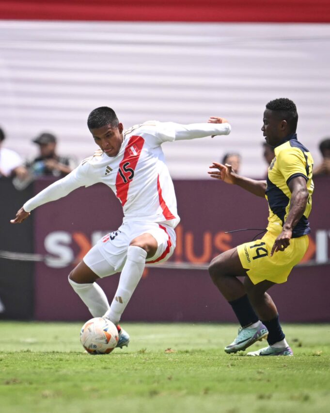 Selecciones Sub 20 de Perú y Ecuador empataron 2-2 en amistoso jugado en la Videna