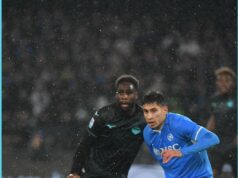 Lazio se bajó al Nápoli 1-0 y con ello Atalanta es el único líder del Calcio Italiano