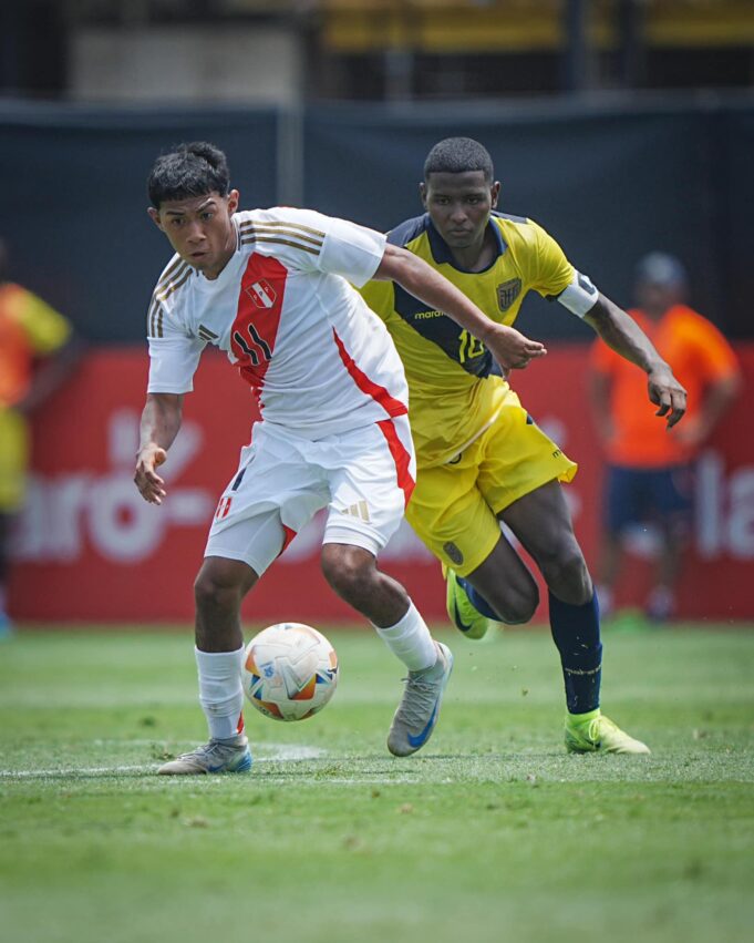Sub 20 de Perú y Ecuador empataron 0-0 en amistoso jugado en la Videna