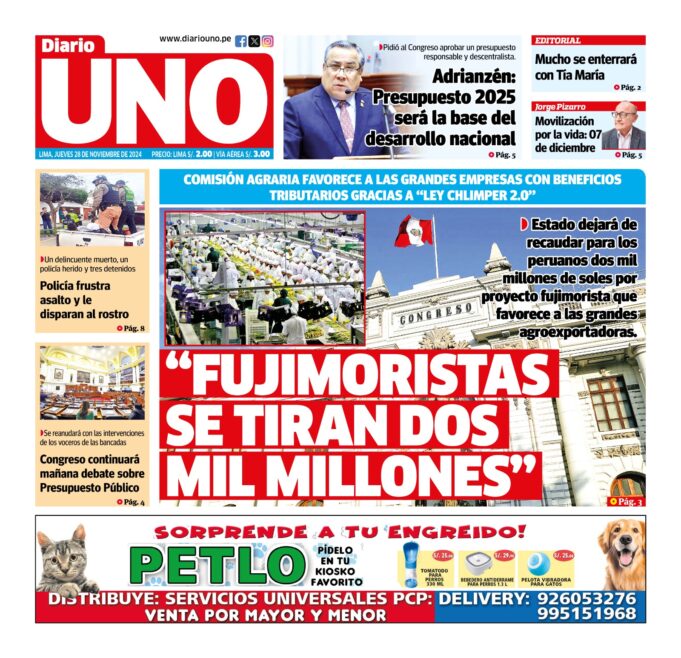 Edición del 28 de noviembre de 2024