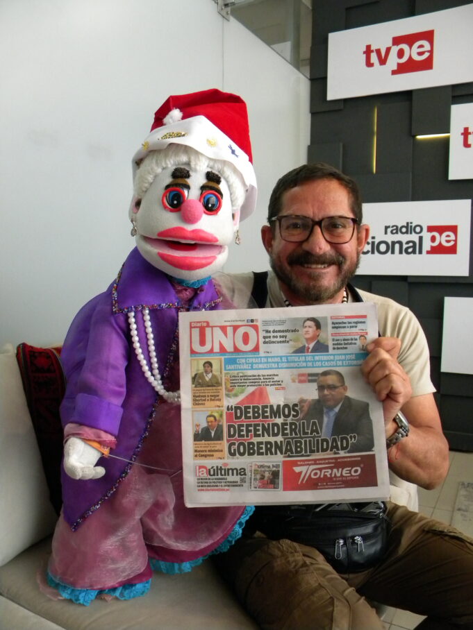 Ángel Calvo: “Nicolasa es mi máxima creación; es la abuelita que me mantiene”