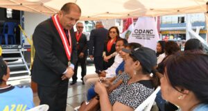 Poder Judicial: Unidad de Atención y Quejas Itinerante resolvió reclamos de usuarios judiciales en la plaza de armas de Mala en Cañete