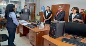 Poder Judicial: Jefe de la ANC inspeccionó órganos jurisdiccionales de la Corte Superior de Justicia de Cañete