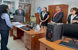 Poder Judicial: Jefe de la ANC inspeccionó órganos jurisdiccionales de la Corte Superior de Justicia de Cañete