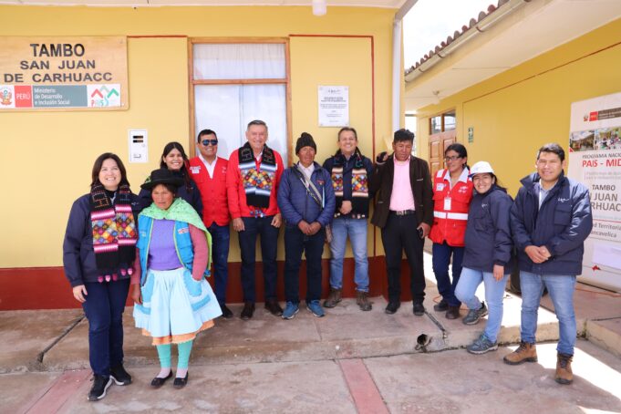 Huancavelica: Más de 3000 personas contarán con sistema fotovoltaico y módulo productivo en Tambo San Juan de Carhuacc