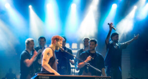 Noel Schajris desató la locura en «Hombres a la plancha»