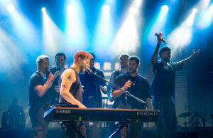 Noel Schajris desató la locura en «Hombres a la plancha»