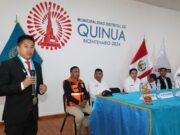 Alcalde de Quinua invita a presidenta Dina Boluarte al bicentenario de la Batalla de Ayacucho