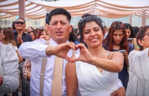 Más de 300 parejas celebraron su amor en el Matrimonio Civil Comunitario de Villa María del Triunfo