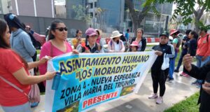 Pobladores de VMT, VES y SJM marcharon exigiendo continuidad de obra “La Rinconada” que les dará agua