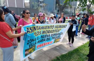 Pobladores de VMT, VES y SJM marcharon exigiendo continuidad de obra “La Rinconada” que les dará agua