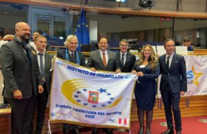 Chorrillos es declarado ‘Ciudad Americana del Deporte’ en la sede del Parlamento Europeo