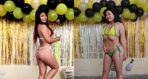 Bellas modelos de Fotógrafo Gerardo Farroñay despiden el año en la playita