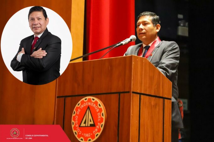 Edwin Chávarri se convirtió en el nuevo decano del Colegio de Ingenieros