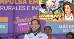 El menú de 10 soles de Dina Boluarte