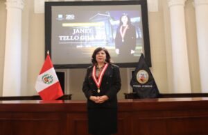 Corte Suprema elige a magistrada Janet Tello Gilardi como presidenta del Poder Judicial para el periodo 2025-2026