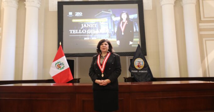 Corte Suprema elige a magistrada Janet Tello Gilardi como presidenta del Poder Judicial para el periodo 2025-2026
