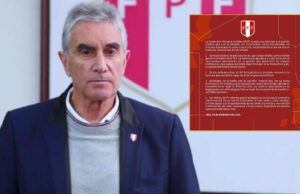 Juan Carlos Oblitas fue cesado como Director General de Fútbol de la FPF