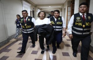 Poder Judicial: fiscal Elizabeth Peralta fue trasladada a la carceleta del INPE para cumplir prisión preventiva