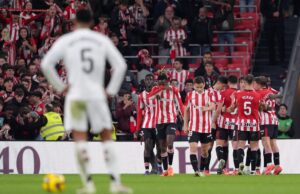 Real Madrid tuvo un duro revés en su visita al Athletic Club cayendo 2-1
