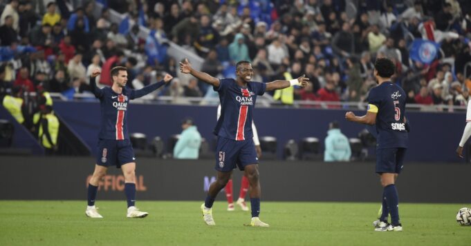 PSG se proclamó campeón e la Supercopa de Francia al vencer a Mónaco 1-0 en Doha-Qatar