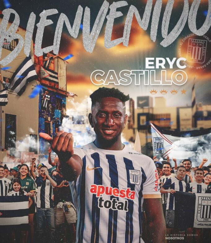 Ecuatoriano Eryc Castillo se convirtió en nuevo jale de Alianza Lima