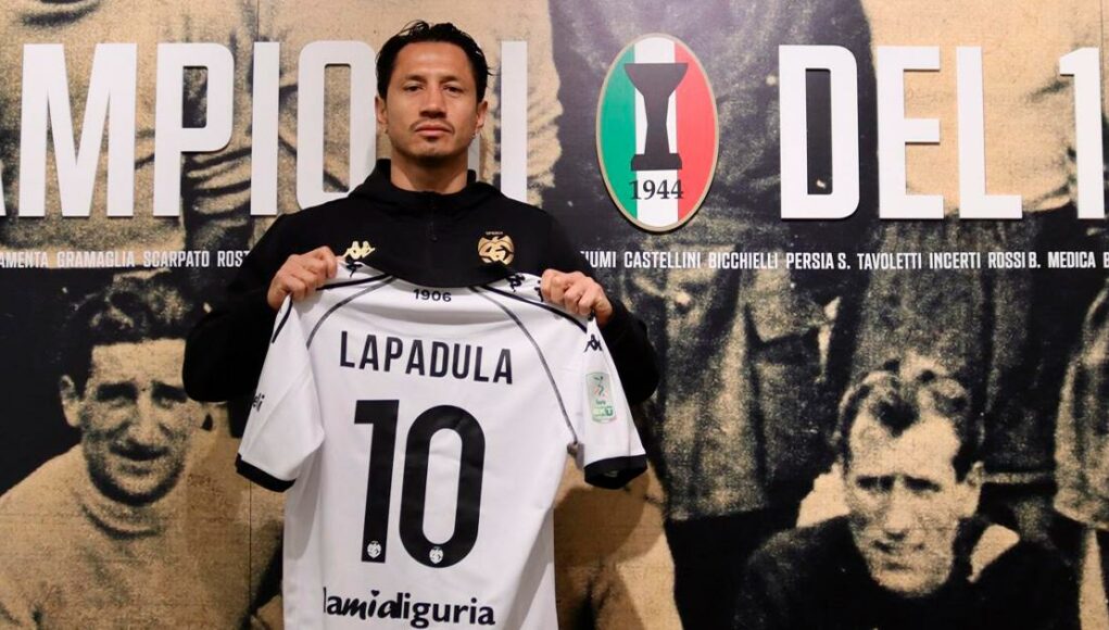 Gianluca Lapadula es nuevo jugador del Spezia de la Serie «B» del Calcio Italiano