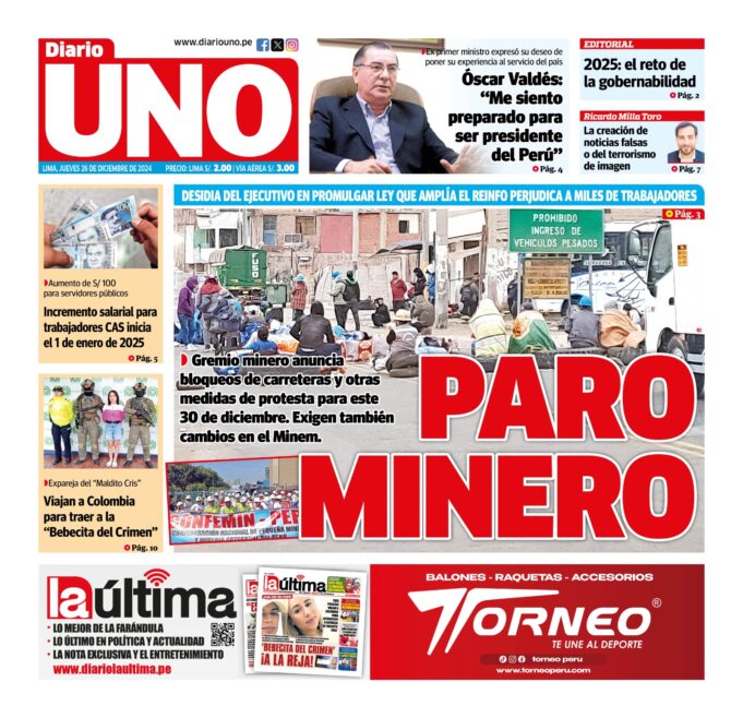 Edición del 26 de diciembre de 2024