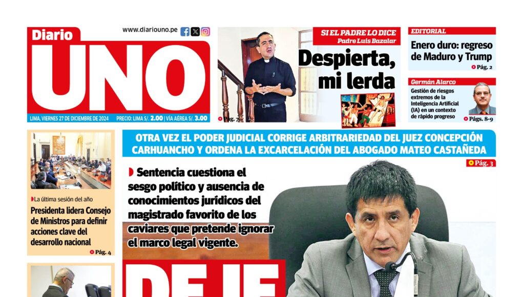 Edición del 27 de diciembre de 2024