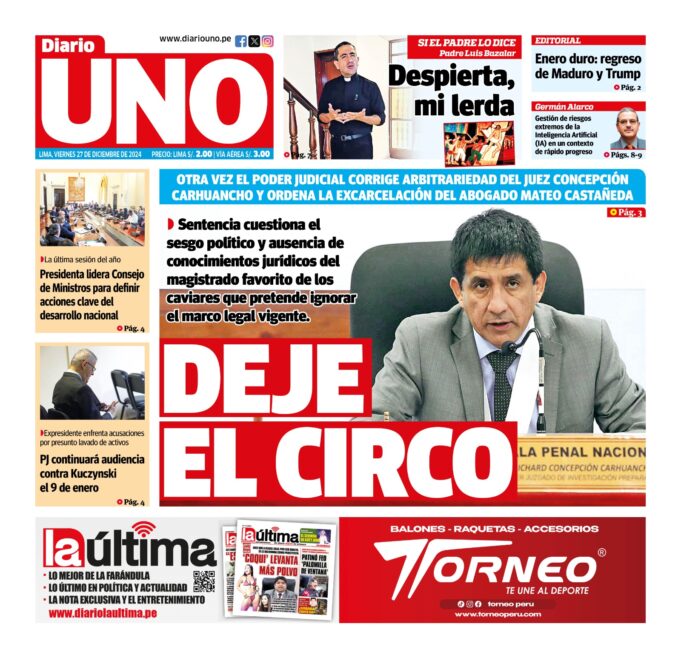 Edición del 27 de diciembre de 2024