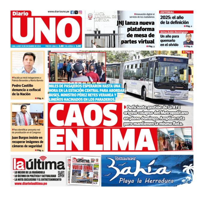 Edición del 30 de diciembre de 2024