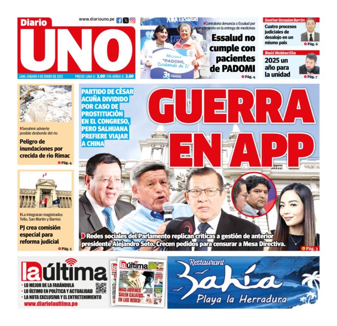 Edición del 4 de enero de 2025