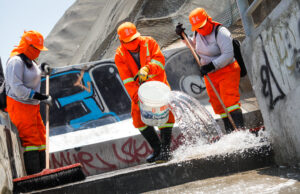 Municipio lleva acabo operativo de limpieza integral en la Bajada de Pescadores.