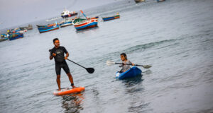 Aprende Surf, Bodyboard, Stand up, Paddle, Kayak y Nado desde 20 soles en playa Agua Dulce.