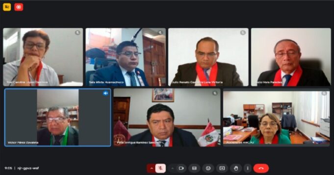 Poder Judicial: ANC realiza visitas para verificar que jueces tengan encendidas sus cámaras web durante audiencias virtuales