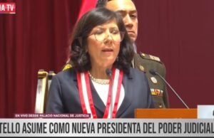 Presidenta de la Corte Suprema Janet Tello en mensaje a la nación convoca a unidad de juezas y jueces contra instrumentalización de la justicia