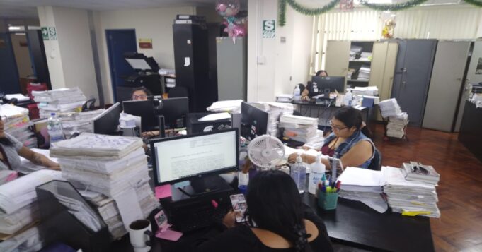 Poder Judicial realizó más de 62 mil actos procesales en primera jornada extraordinarria de descarga del 2025