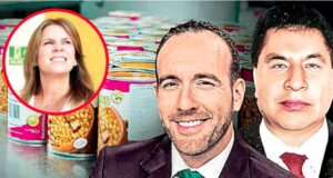 Cayetana Aljovín y periodista Rielp admitenvínculos con fábricas de alimentos y conservas