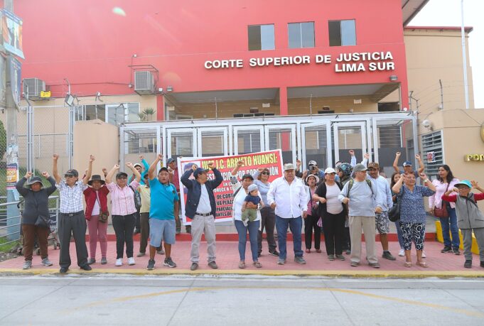 Pobladores de Lurín y Huarochirí exigen destituir a juez investigado en caso los «Cuellos Blancos del Puerto»