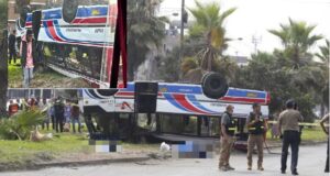 Accidente fatal en San Martín de Porres:Dos adultos y un menor mueren tras volcadura de cúster