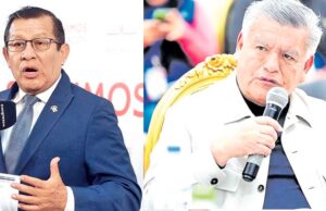 Crisis se agudiza: César Acuña deja sin respaldo a Salhuana, que se aferra al cargo