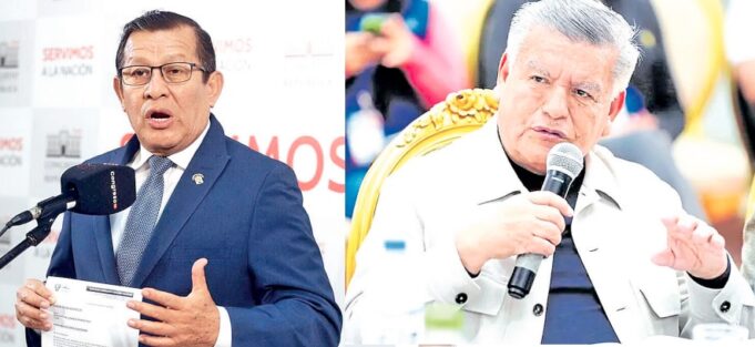 Crisis se agudiza: César Acuña deja sin respaldo a Salhuana, que se aferra al cargo
