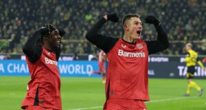 Bayer Leverkusen venció al Borussia Dortmund 3-2 y trepó al segundo lugar de la Bundesliga