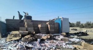 Ica: Camión repleto de cigarrillos de contrabando provoca accidente en la Panamericana Sur