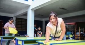 Ministro de Educación Morgan Quero, supervisa trabajos de mantenimiento de instituciones educativas